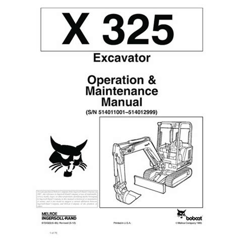 bobcat 320 320 l compact excavator service repair manual|bobcat x325.